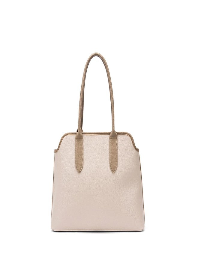 Lino Perros Avril Ivory Beige Tote Bag - Image 4